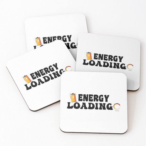 Item preview, Energy Loading Vintage Retro Funny Quote Aesthetic Graphic designed and sold by knag_sunpetal.
