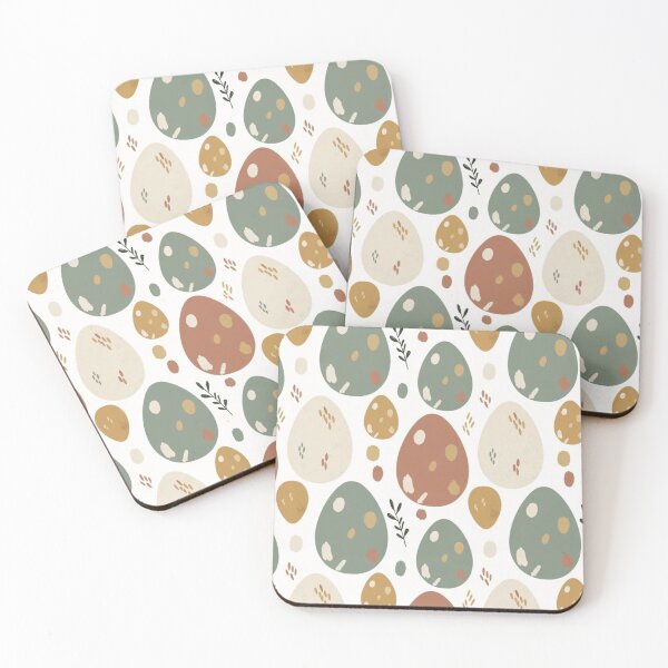 Item preview, Minimalist Boho Easter Egg Pattern – Modern Pastel Aesthetic designed and sold by PixelVibe782.