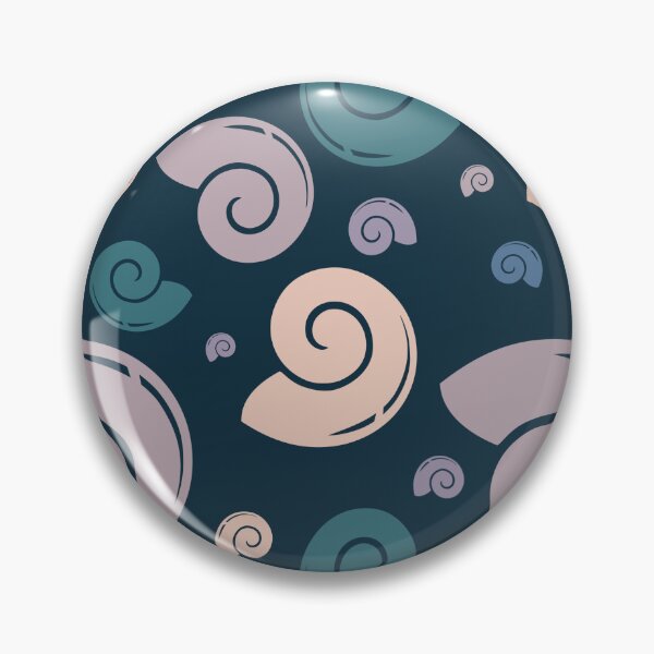 Item preview, Seamless Seashell Pattern on Deep Blue Background designed and sold by Pevkay97.