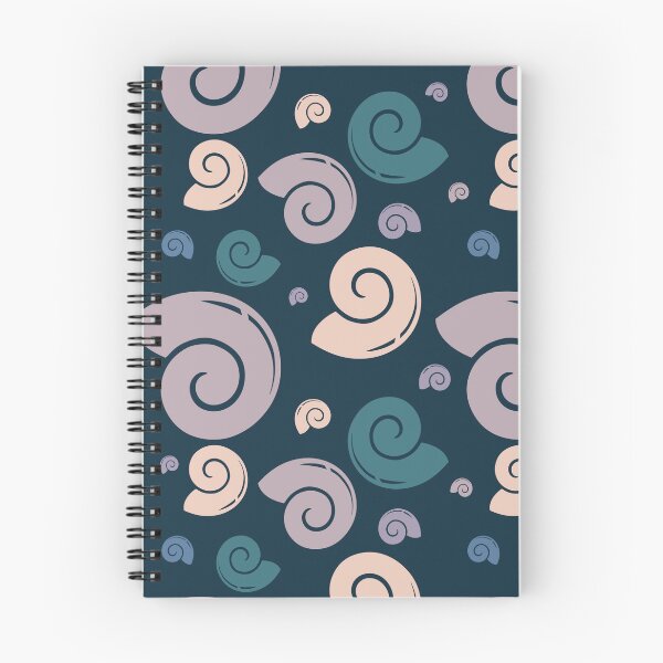 Item preview, Seamless Seashell Pattern on Deep Blue Background designed and sold by Pevkay97.