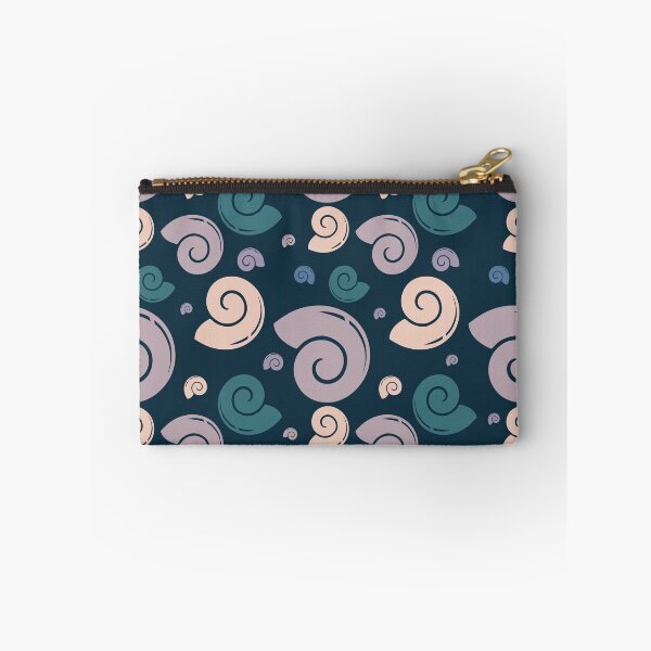 Item preview, Seamless Seashell Pattern on Deep Blue Background designed and sold by Pevkay97.
