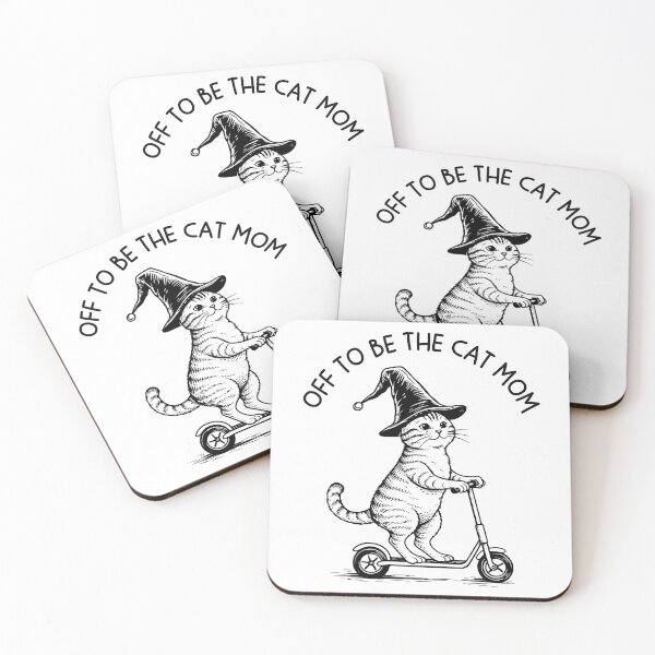 Item preview, Off to Be the Cat Mom Funny Cat Lover Gift, Cat Mom Life, Cute Kitten Mom Design, Cat Quotes, Cat Lady Humor, Pet Adoption, Feline Lover Present designed and sold by gunaone-design.