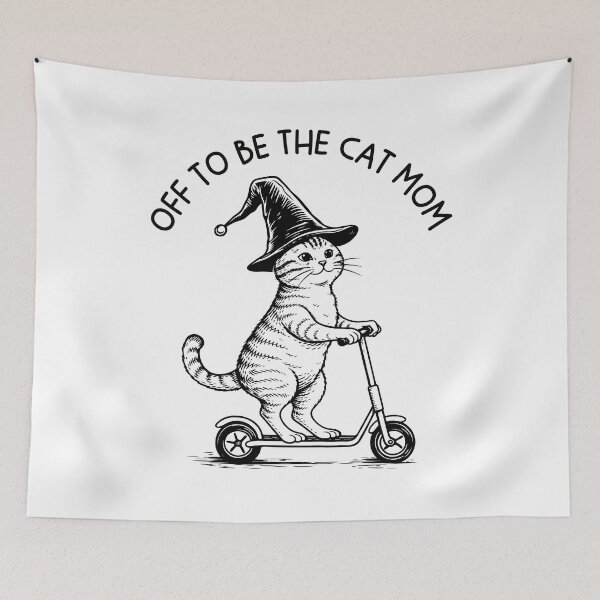 Item preview, Off to Be the Cat Mom Funny Cat Lover Gift, Cat Mom Life, Cute Kitten Mom Design, Cat Quotes, Cat Lady Humor, Pet Adoption, Feline Lover Present designed and sold by gunaone-design.