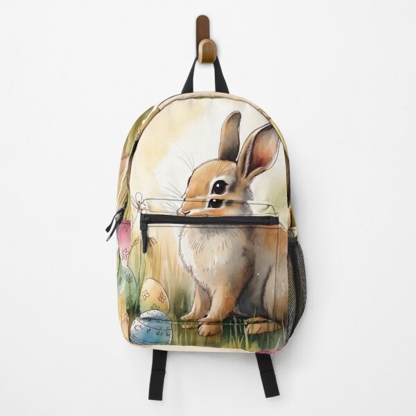 Item preview, Vintage Watercolor Easter Bunny – Nostalgic Spring Illustration designed and sold by PixelVibe782.