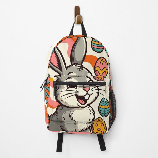 Item preview, Retro Groovy Easter Bunny – 70s Psychedelic Spring Design designed and sold by PixelVibe782.