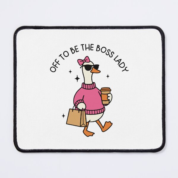 Item preview, Off to Be the Boss Lady Goose Funny Empowerment Mom Gift, Girl Boss Humor, Goose Lover Mom, Quirky Animal Mom Design, Confident Woman Quotes, Boss Babe Apparel designed and sold by gunaone-design.