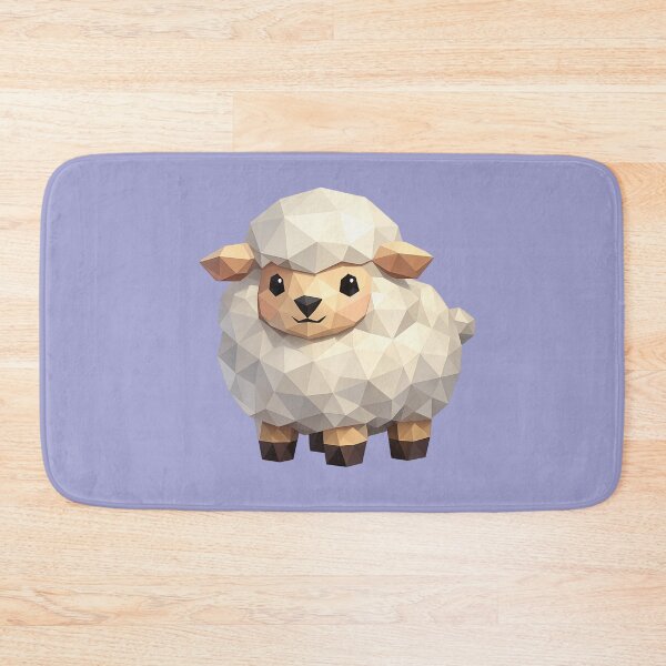 Item preview, Cute Low Poly Geometric Sheep Illustration designed and sold by AndreBarnard.