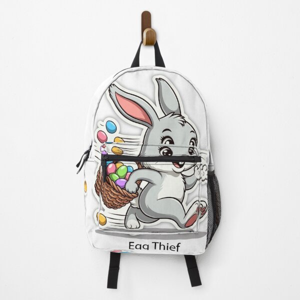 Item preview, Sneaky Easter Bunny “Egg Thief” – Funny Cartoon Bunny designed and sold by PixelVibe782.