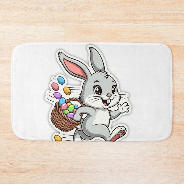 Item preview, Sneaky Easter Bunny “Egg Thief” – Funny Cartoon Bunny designed and sold by PixelVibe782.