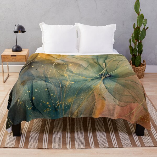 Item preview, Pastel Blue-Green, Yellow, And Pink Abstract Floral  designed and sold by DEC02.