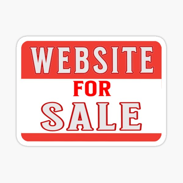 Website for Sale Sticker