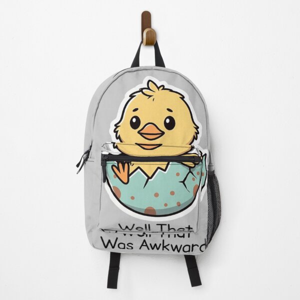 Item preview, Funny Easter Chick “Well That Was Awkward” – Cute Cartoon Chick designed and sold by PixelVibe782.