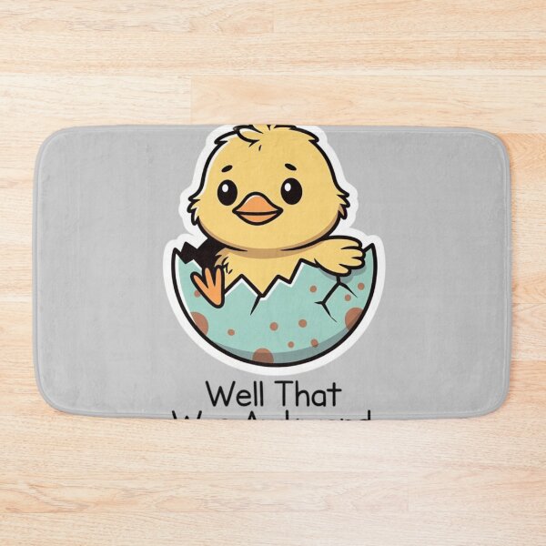 Item preview, Funny Easter Chick “Well That Was Awkward” – Cute Cartoon Chick designed and sold by PixelVibe782.