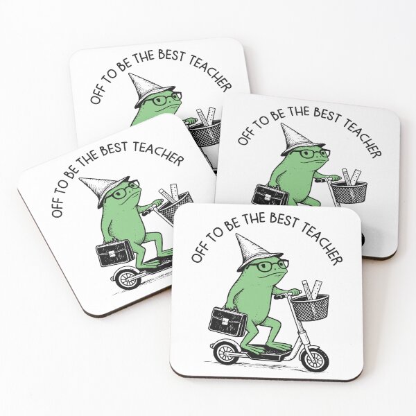 Item preview, Off to Be the Best Teacher Funny Meme Frog Teacher Life Gift, Educator Humor, Classroom Staff Apparel, Frog Lover Teacher Design, Teacher Appreciation designed and sold by gunaone-design.