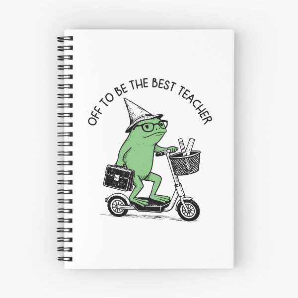 Item preview, Off to Be the Best Teacher Funny Meme Frog Teacher Life Gift, Educator Humor, Classroom Staff Apparel, Frog Lover Teacher Design, Teacher Appreciation designed and sold by gunaone-design.