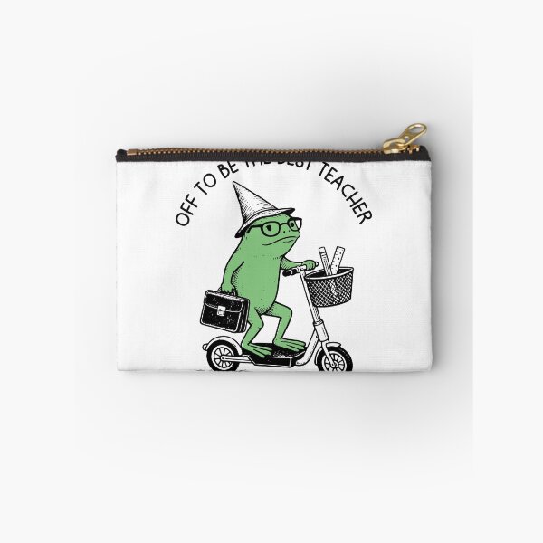 Item preview, Off to Be the Best Teacher Funny Meme Frog Teacher Life Gift, Educator Humor, Classroom Staff Apparel, Frog Lover Teacher Design, Teacher Appreciation designed and sold by gunaone-design.