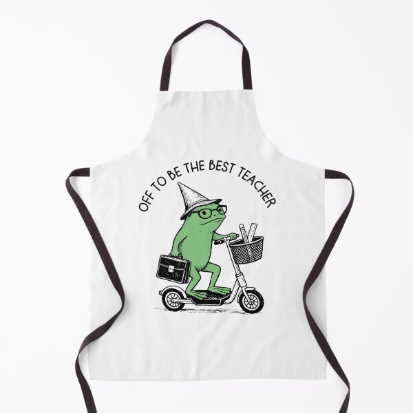 Item preview, Off to Be the Best Teacher Funny Meme Frog Teacher Life Gift, Educator Humor, Classroom Staff Apparel, Frog Lover Teacher Design, Teacher Appreciation designed and sold by gunaone-design.