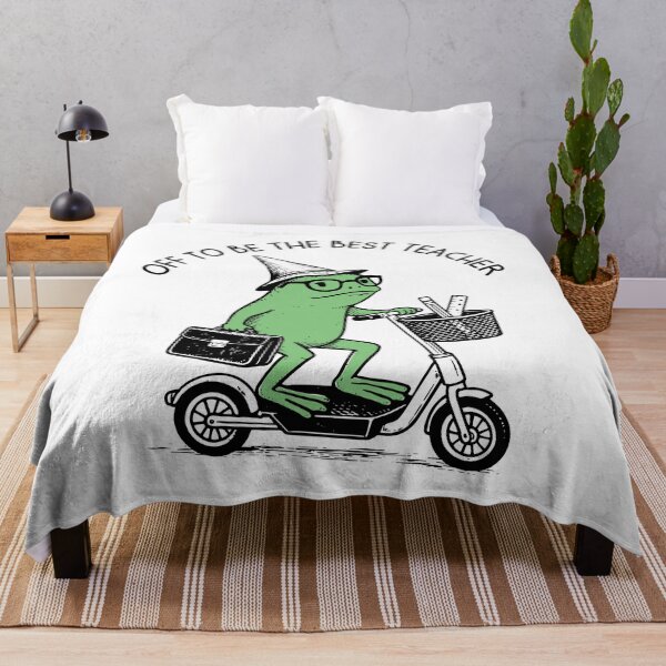 Item preview, Off to Be the Best Teacher Funny Meme Frog Teacher Life Gift, Educator Humor, Classroom Staff Apparel, Frog Lover Teacher Design, Teacher Appreciation designed and sold by gunaone-design.