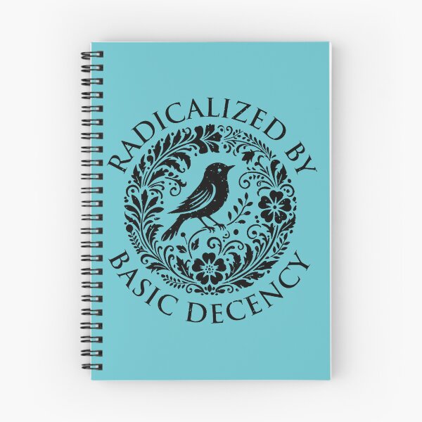 Item preview, Radicalized By Basic Decency Flower Bird Equality Political Art designed and sold by michealhunt1.