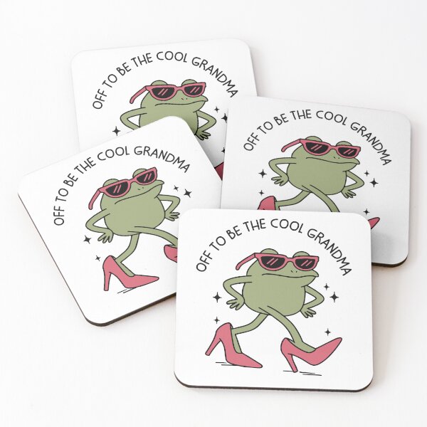 Item preview, Off to Be the Cool Grandma Funny Frog Meme Gift, Grandparent Humor, Frog Lover Grandma Shirt, Quirky Meme Grandma Design, Funny Granny Apparel designed and sold by gunaone-design.