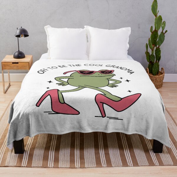Item preview, Off to Be the Cool Grandma Funny Frog Meme Gift, Grandparent Humor, Frog Lover Grandma Shirt, Quirky Meme Grandma Design, Funny Granny Apparel designed and sold by gunaone-design.