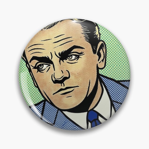 Item preview, James Cagney Retro Pop Art Portrait Ben-Day Dot Comic Print Illustration designed and sold by Terry Bain.
