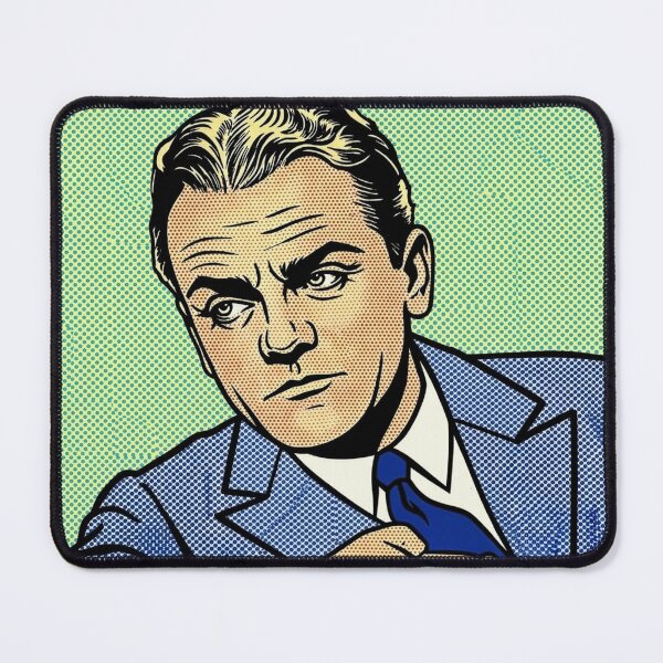 Item preview, James Cagney Retro Pop Art Portrait Ben-Day Dot Comic Print Illustration designed and sold by Terry Bain.