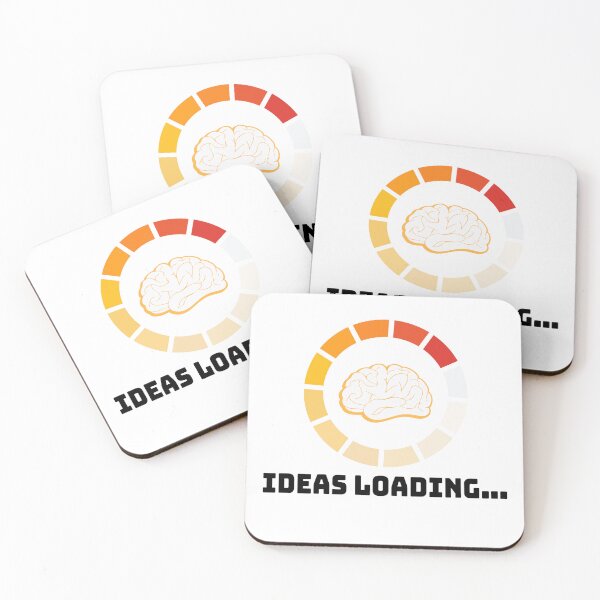 Item preview, Ideas Loading…Vintage Retro Brain Loading Quote. Creative Block Humor designed and sold by knag_sunpetal.