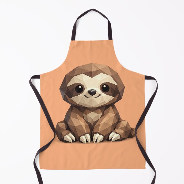 Item preview, Cute Low Poly Geometric Sloth Illustration designed and sold by AndreBarnard.