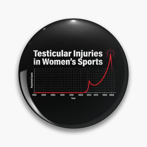 Item preview, Testicular Injuries in Womens Sports Funny Graph designed and sold by AlanYYoder.