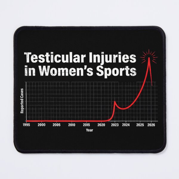Item preview, Testicular Injuries in Womens Sports Funny Graph designed and sold by AlanYYoder.