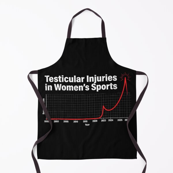 Item preview, Testicular Injuries in Womens Sports Funny Graph designed and sold by AlanYYoder.