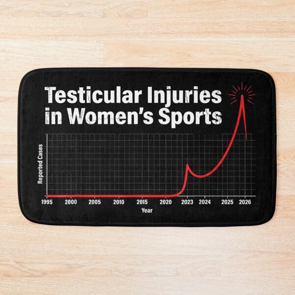 Item preview, Testicular Injuries in Womens Sports Funny Graph designed and sold by AlanYYoder.