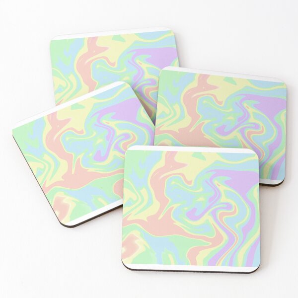 Item preview, Pastel Dreamscape Liquid Marble.  designed and sold by Little Design Loft.