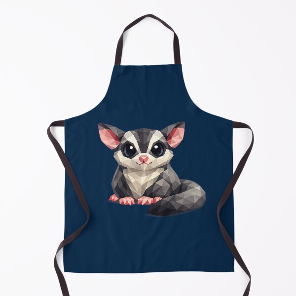 Item preview, Cute Low Poly Geometric Sugar Glider Illustration designed and sold by AndreBarnard.