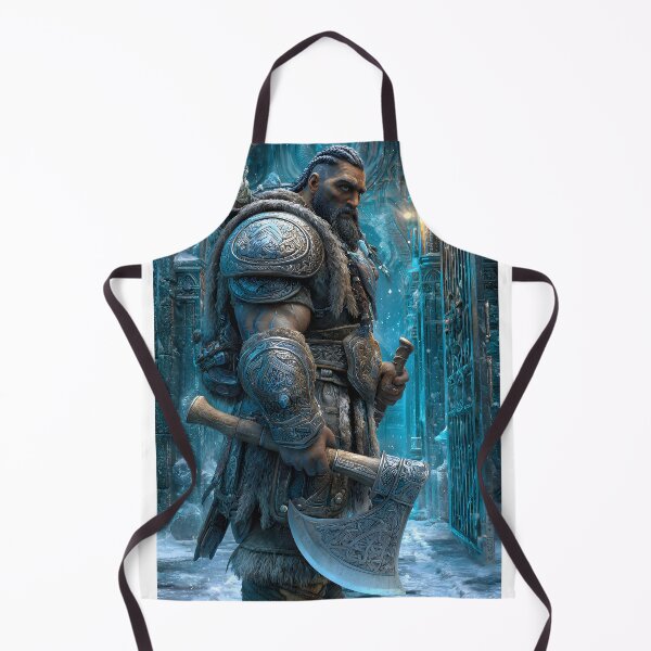 Item preview, Mighty Warrior Standing Guard in Enchanted Fortress designed and sold by Artessie.