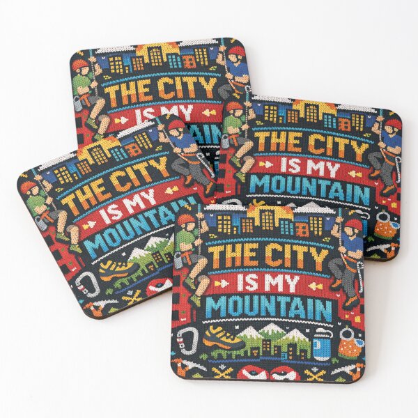 Item preview, The City Is My Mountain – Urban Climbing & Building Fair Isle Knitting Pattern designed and sold by Mauswohn.