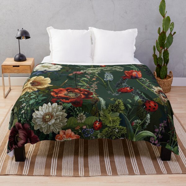 Item preview, Vintage Wildflower Garden with Ladybugs designed and sold by Rutvain.