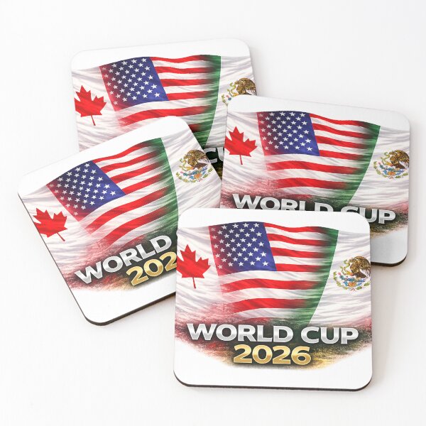 Item preview, World Cup 2026 North America Flags Design – USA Canada Mexico Soccer Fan Graphic designed and sold by RolMerch.