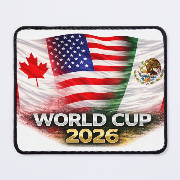 Item preview, World Cup 2026 North America Flags Design – USA Canada Mexico Soccer Fan Graphic designed and sold by RolMerch.