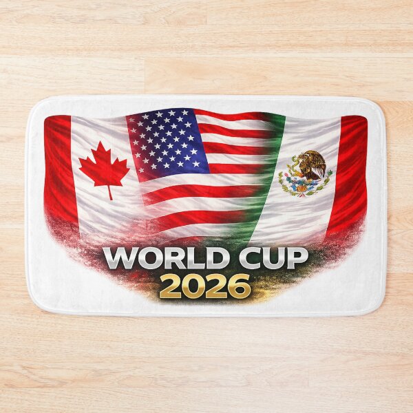 Item preview, World Cup 2026 North America Flags Design – USA Canada Mexico Soccer Fan Graphic designed and sold by RolMerch.