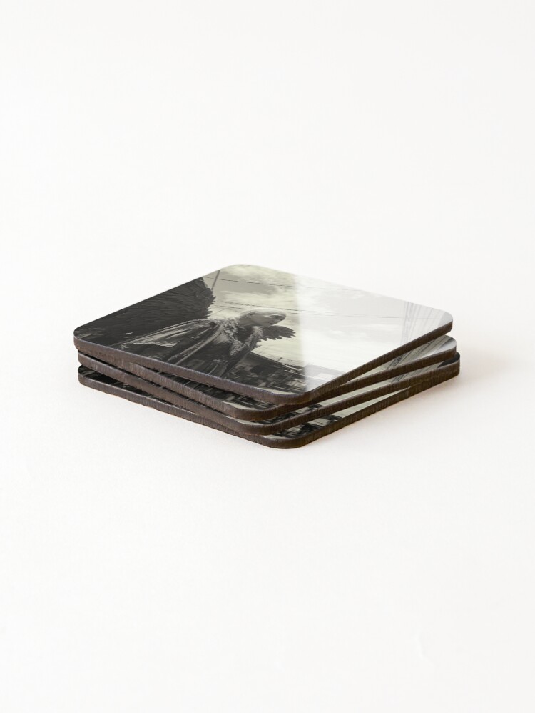 Thumbnail 4 of 5, Coasters (Set of 4), Edgy designed and sold by RicoInStudios.