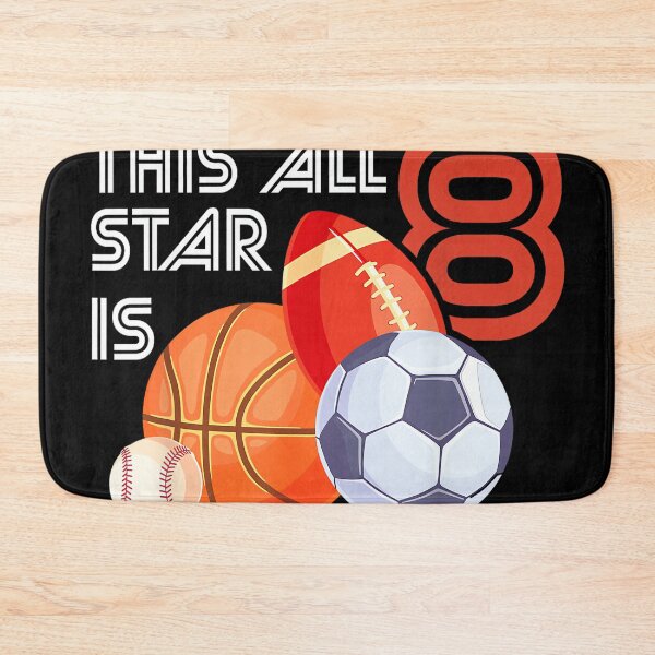 Item preview, This All Star is 8 Year Old Birthday Basketball Soccer Sport designed and sold by AlanYYoder.