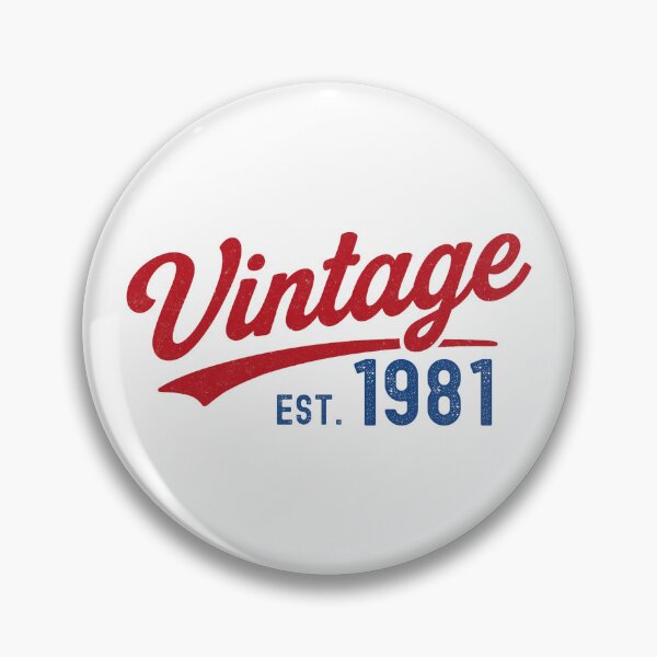 Item preview, Vintage EST. 1981 Retro Distressed Typography designed and sold by THIENVT.