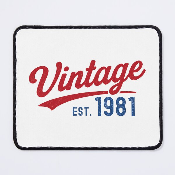 Item preview, Vintage EST. 1981 Retro Distressed Typography designed and sold by THIENVT.