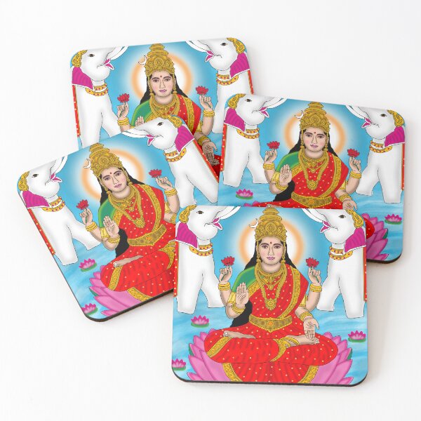 Item preview, Goddess Kamla Drawing – Hindu Prosperity and Wealth Art Illustration designed and sold by Harshit_Digital_Arts.