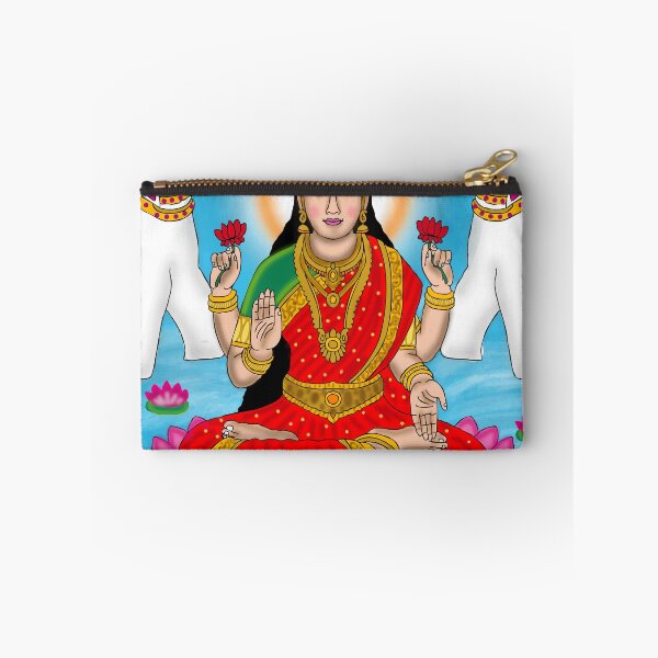 Item preview, Goddess Kamla Drawing – Hindu Prosperity and Wealth Art Illustration designed and sold by Harshit_Digital_Arts.