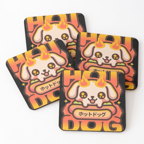 Item preview, Kawaii Hot Dog Pun - Cute Japanese Anime Puppy designed and sold by GenZFashion000.
