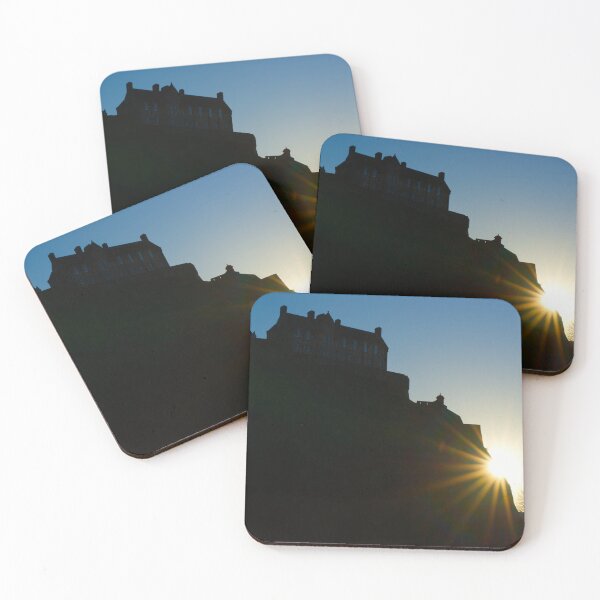 Item preview, Edinburgh Castle Sunset Silhouette designed and sold by Alisonchambers2.