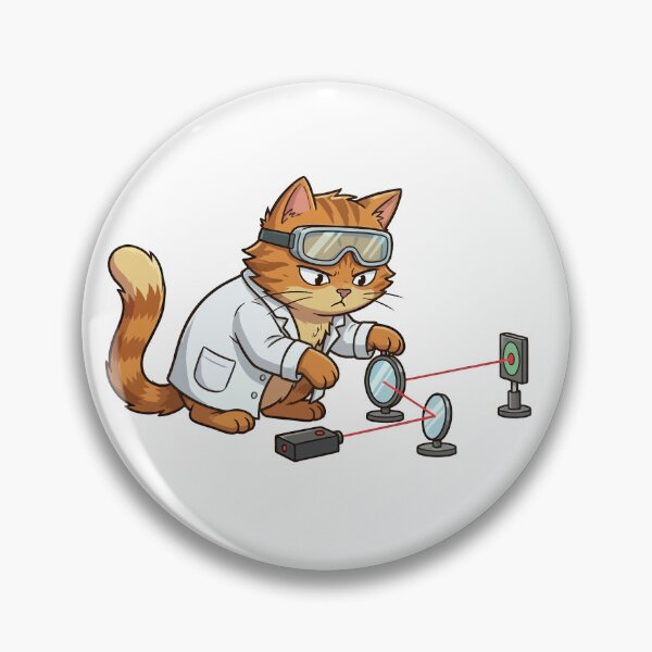 Item preview, Orange Cat Testing Laser Optics designed and sold by VisioraCreative.